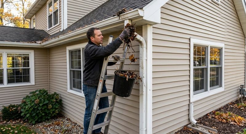 Downspout Snaking in Richmond, VA