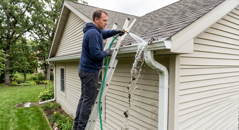 Garage Gutter Cleaning in Rochester, NY
