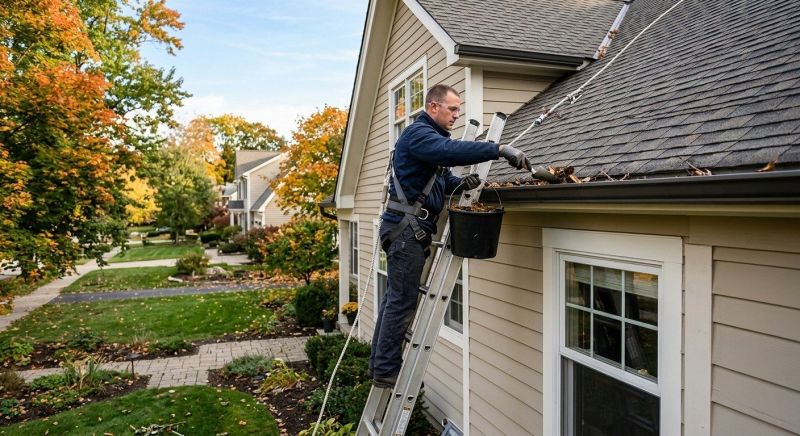 Gutter Blockage Removal in Fredericksburg, VA